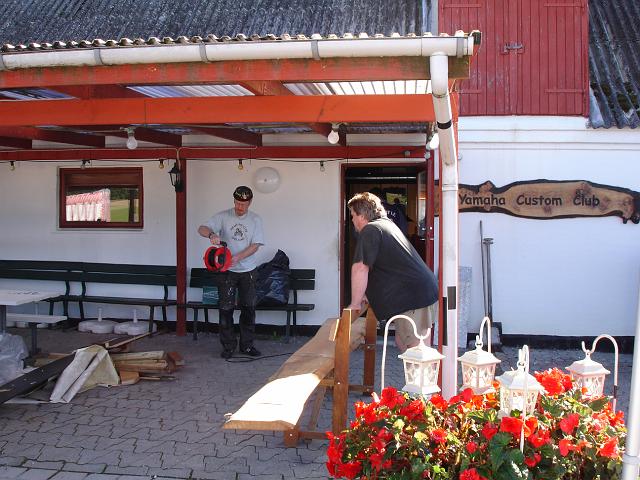 DSC01451.JPG - Så er det en ny dag og vi skal til at bygge op igen.